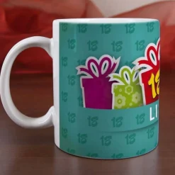 Gefüllte Geschenkbox zum 18. Geburtstag