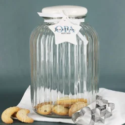 Gefüllte XL Glasdose - Opa seit - mit Schokolade, Espresso und Nüssen