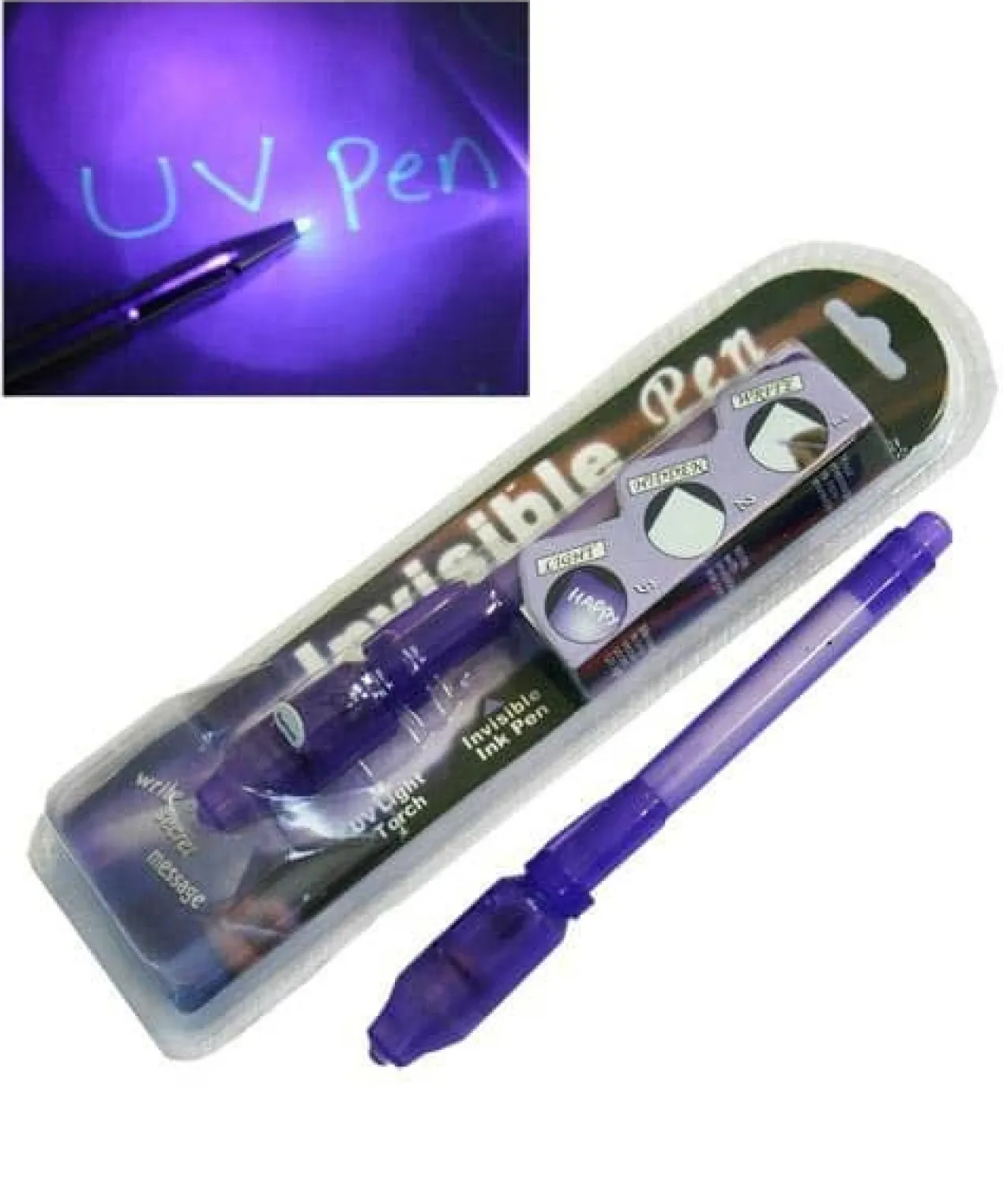 Geheimstift mit unsichtbarer Tinte
