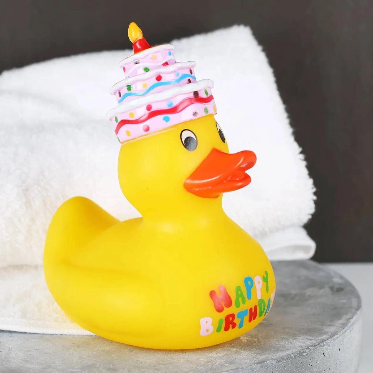 Gelbe Quietsche-Ente - Happy Birthday