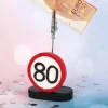 Geldclip - Verkehrsschild 80