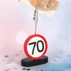 Geldclip - Verkehrsschild 70