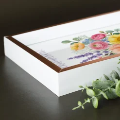Geldgeschenk Bilderrahmen als Wunscherfüller mit Blumen & Wunschtext | Kreatives Geschenk für Geld