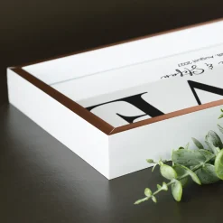 Geldgeschenk Bilderrahmen zur Hochzeit mit Namen & Datum personalisiert | LOVE Motiv mit Herz