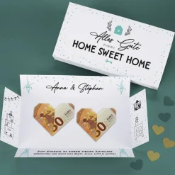 Geldgeschenk zum Hausbau oder Einzug, Explosionsbox Home Sweet Home