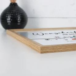 Geldgeschenk zu Weihnachten - Bilderrahmen mit 3 Zeilen Wunschtext, 30x40cm