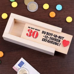 Geldkiste zum 30. Geburtstag