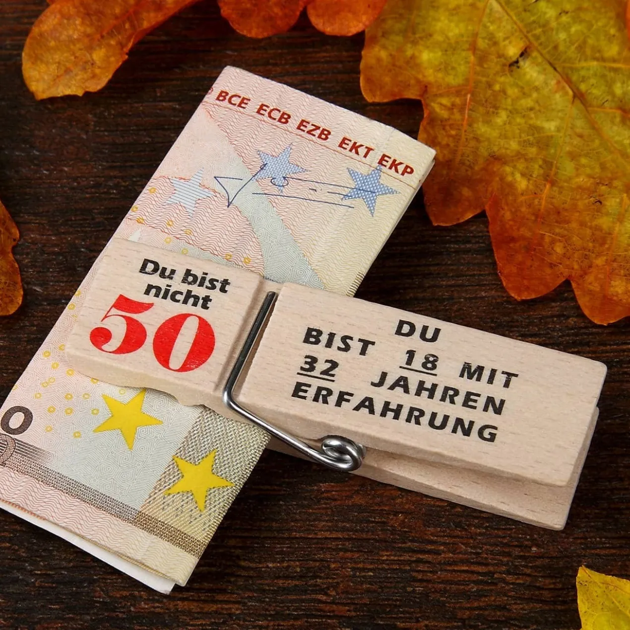 Geldklammer Du bist nicht 50...