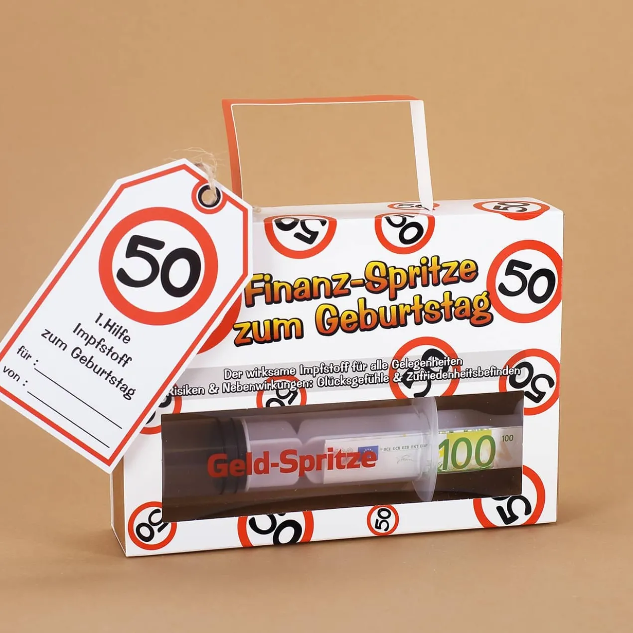 Geld-Spritze zum 50. Geburtstag