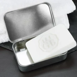 Gentleman Seife in gravierter Metall-Geschenkdose, 80g