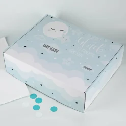 Geschenkbox "Das größte Glück" für Jungen zur Geburt
