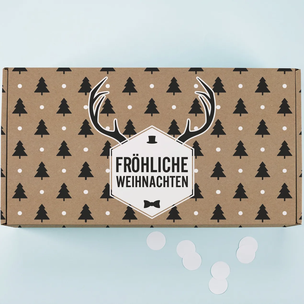 Geschenkboxen für Weihnachten in 3 Größen | Geschenkverpackung Box für Weihnachtsgeschenke