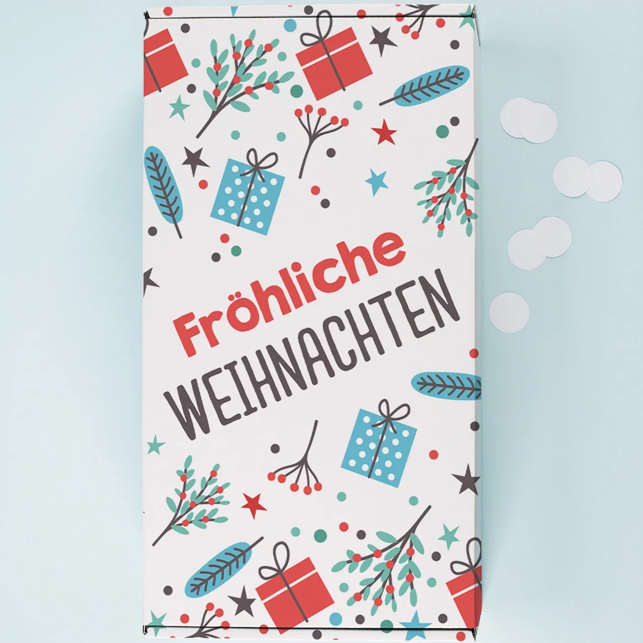 Geschenkboxen für Weihnachten in 3 Größen | Geschenkverpackung Box für Weihnachtsgeschenke