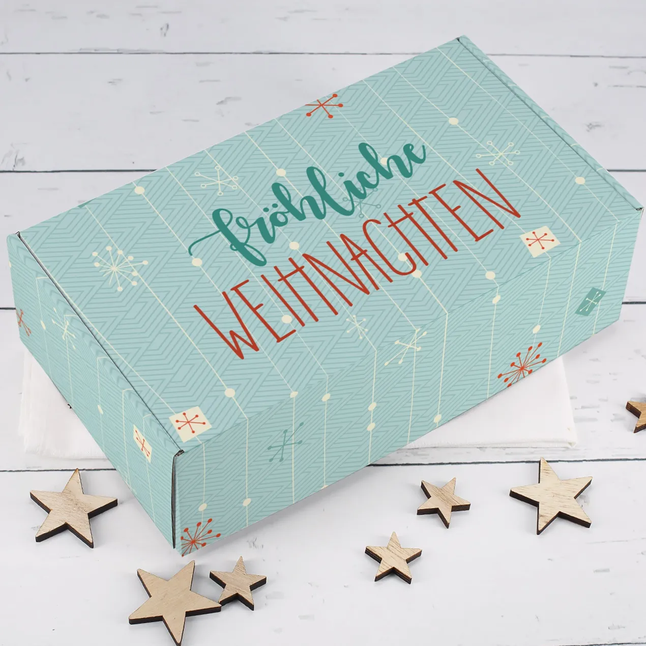 Geschenkboxen für Weihnachten in 3 Größen | Geschenkverpackung Box für Weihnachtsgeschenke