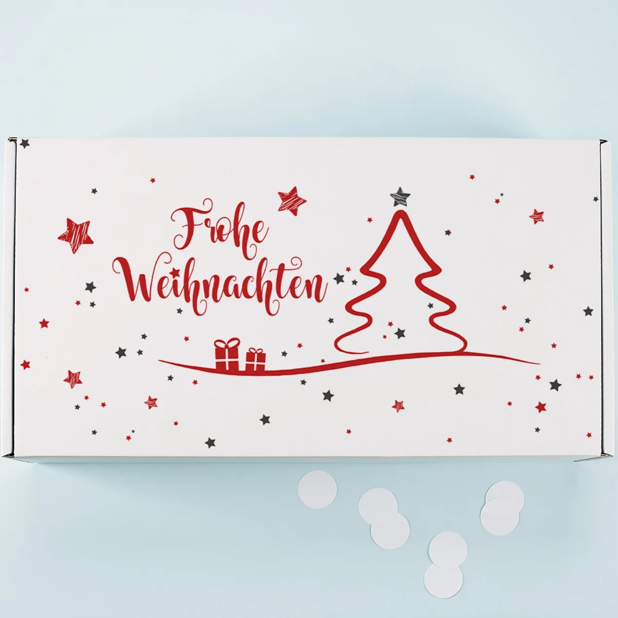 Geschenkboxen für Weihnachten in 3 Größen | Geschenkverpackung Box für Weihnachtsgeschenke