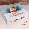 Geschenkbox 'Fröhliche Weihnachten' mit Wichtelmotiv | XL Geschenkverpackung für große Geschenke