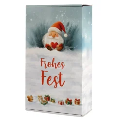 Geschenkbox 'Frohes Fest' mit Wichtelmotiv | Große Geschenkverpackung für Geschenksets zu Weihnachten