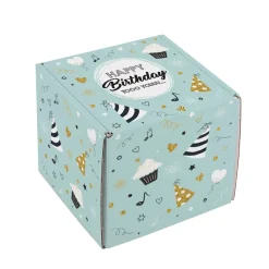 Geschenkbox für Tassen und andere Kleinigkeiten | Happy Birthday
