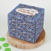 Geschenkbox für Tassen und andere Kleinigkeiten | Alles Liebe zum Vatertag | Blau mit Motiven