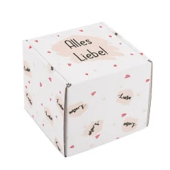 Geschenkbox personalisiert mit Name & Wunschtext | Kleine Herzen