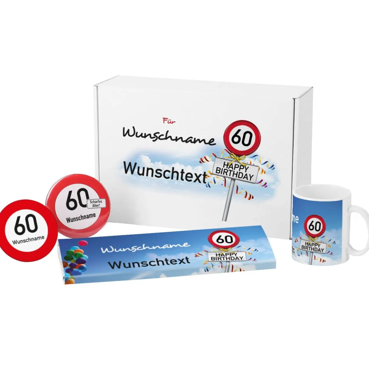Geschenkbox zum 60. Geburtstag