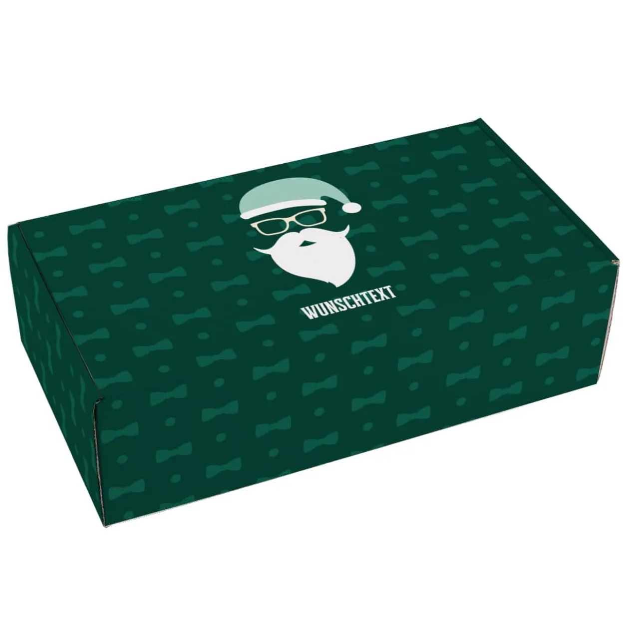 Geschenkbox zu Weihnachten mit Wunschtext