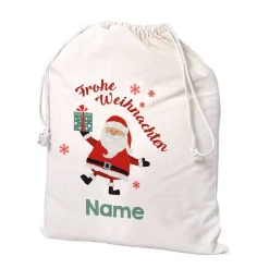 Geschenkesack zu Weihnachten mit Wunschname