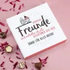 Geschenk für verrückte Freunde - Pralinen mit Wunschtext, 100g Lindt Mini-Pralinés