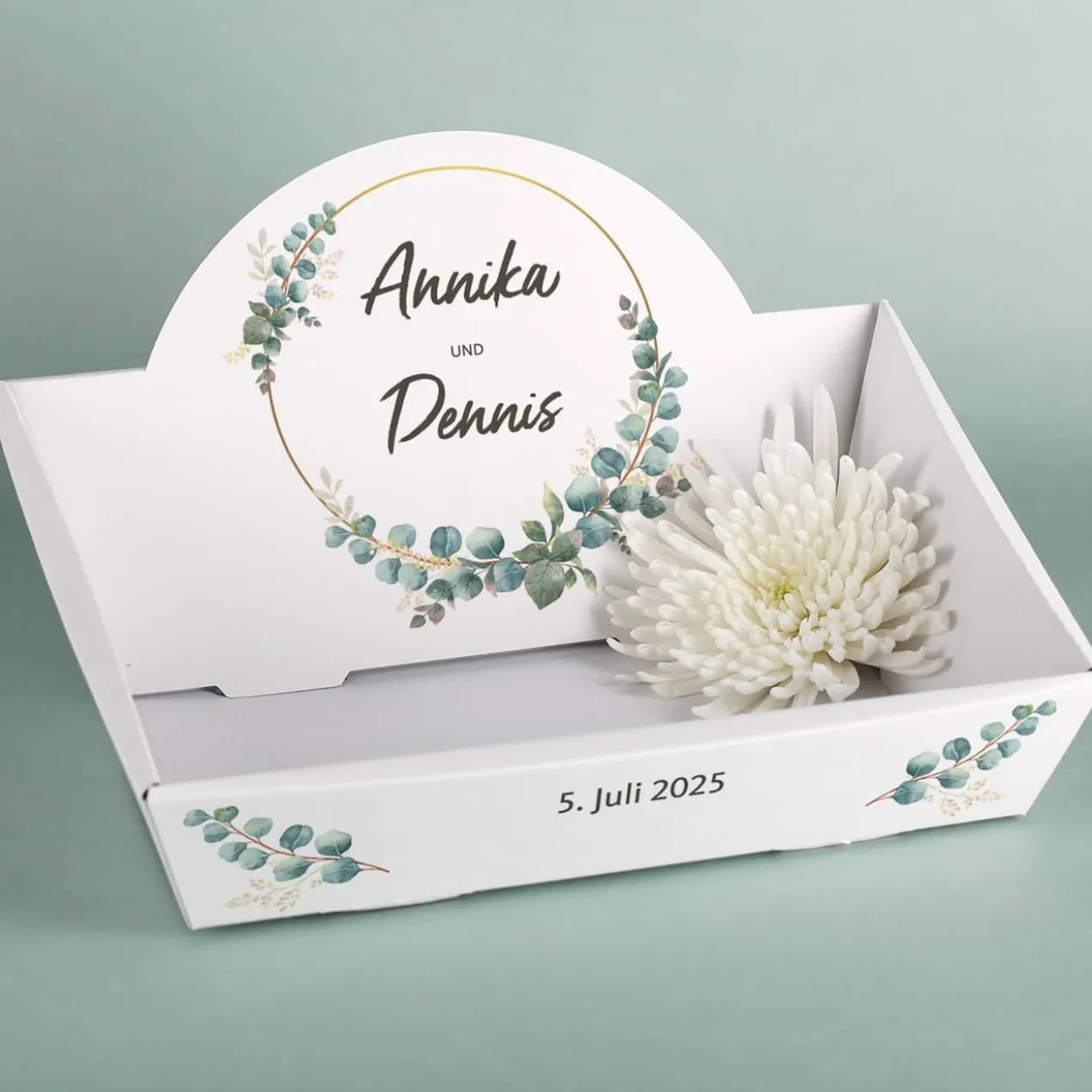 Geschenkkorb - Eukalyptus - für Hochzeitsgeschenke, 2 Größen wählbar