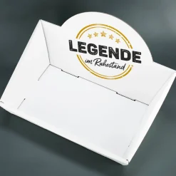 Geschenkkorb - Legende in Rente - wahlweise mit Füllung