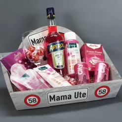 Geschenkkorb zum Geburtstag - Verkehrszeichen - mit verschiedenen Füllungen