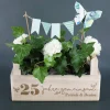 Geschenkkorb zum Hochzeitstag mit Ihren Wunschnamen graviert