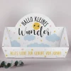 Geschenkkorb zur Geburt - Hallo kleines Wunder - zum befüllen