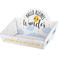 Geschenkkorb zur Geburt - Hallo kleines Wunder - zum befüllen