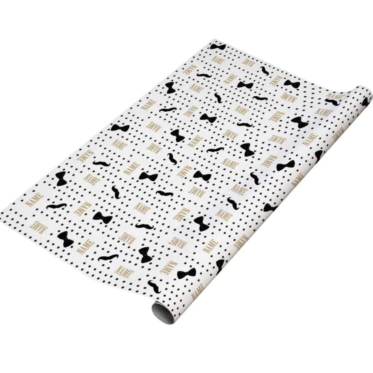 Geschenkpapier für Gentlemens mit Wunschname