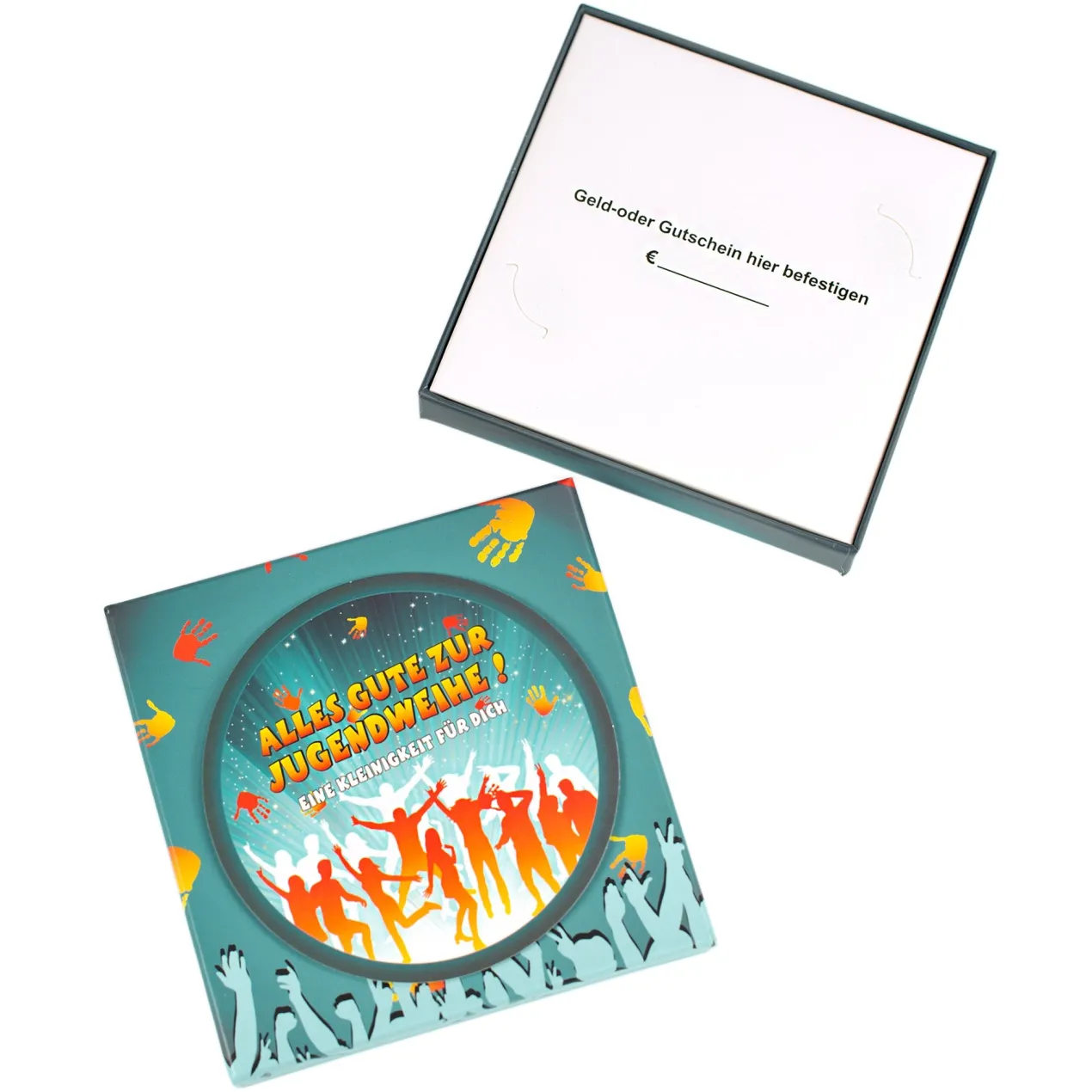 Geschenkschachtel zur Jugendweihe für Geld & Gutscheine