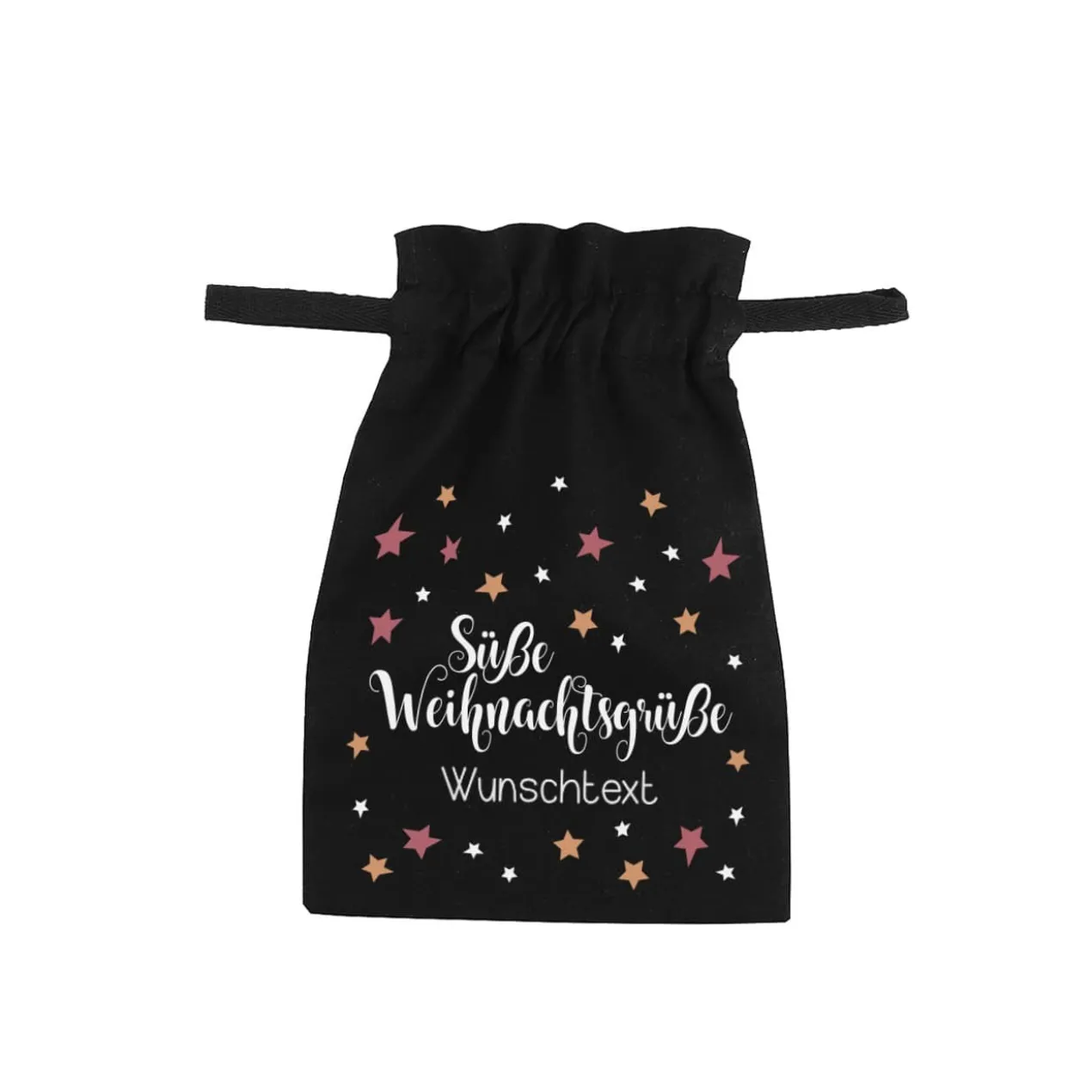 Geschenksäckchen Süße Weihnachtsgrüße mit Wunschtext
