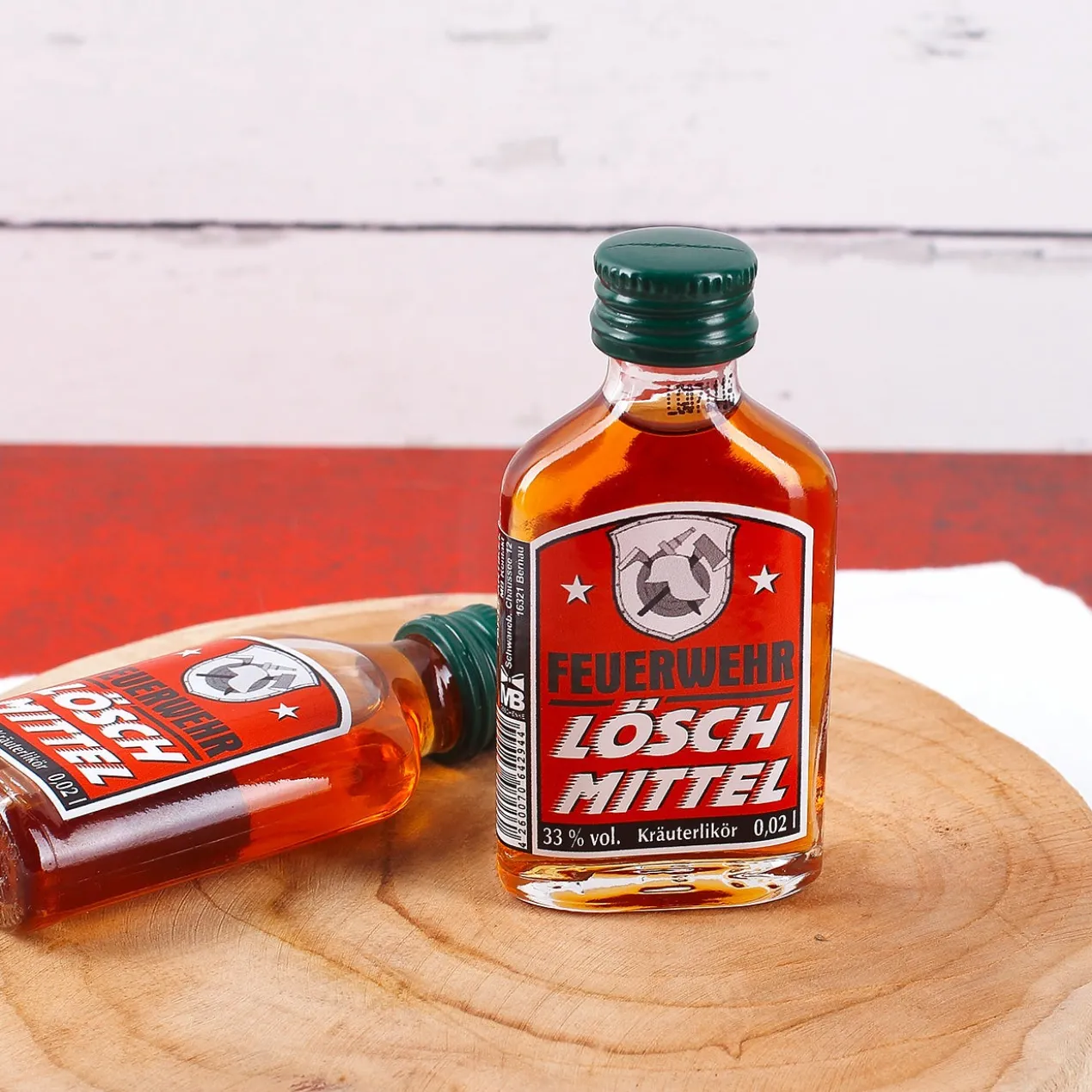 Geschenkset - Feuerwehr im Einsatz mit Löschmittel
