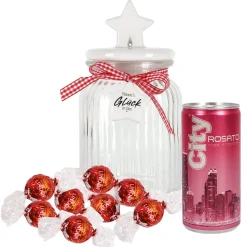 Geschenkset für Frauen - Glück im Glas - in 2 verschiedenen Größen