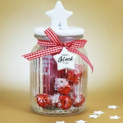 Geschenkset für Frauen - Glück im Glas - in 2 verschiedenen Größen