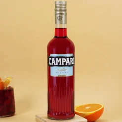Geschenkset für Freundinnen mit Glitter Spritz oder Campari und zwei Gläsern
