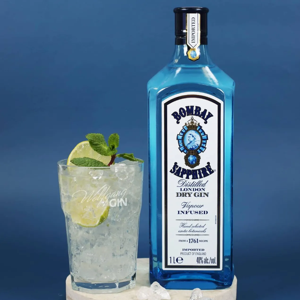Geschenkset - Gin - zum Geburtstag mit graviertem Glas