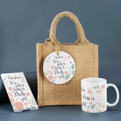 Geschenkset mit Tasse und Schokolade - Wie schön, dass es dich gibt