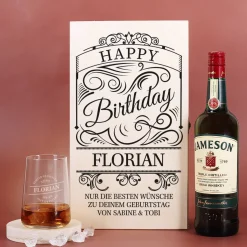 Geschenkset zum Geburtstag mit Jameson Whiskey