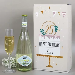 Geschenkset zum Geburtstag mit Tortenmotiv