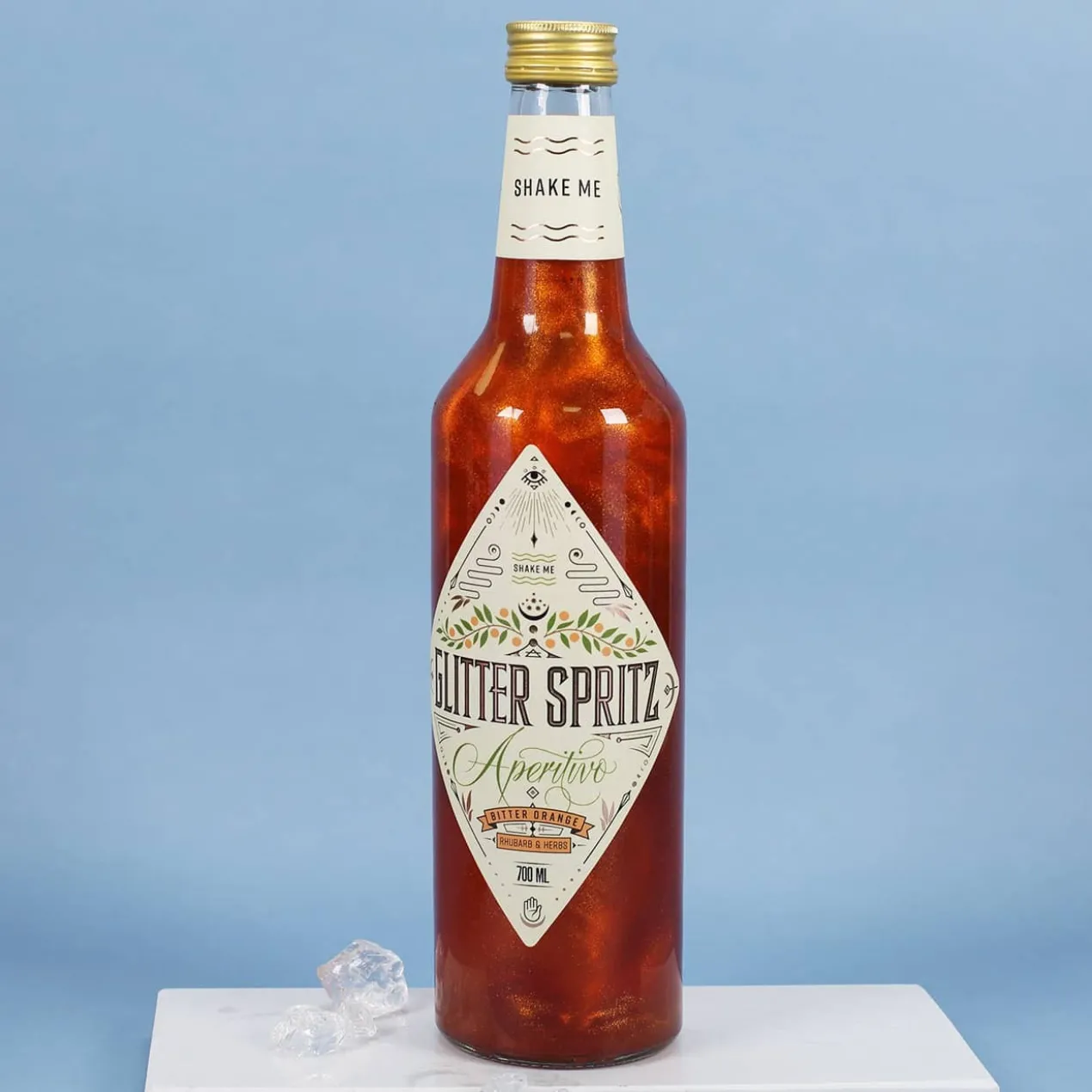 Geschenkset zum Muttertag mit graviertem Glas und blumiger Geschenkverpackung