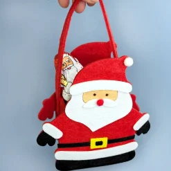 Geschenktasche aus Filz zu Weinachten mit verschiedenen Motiven und Tragegriff