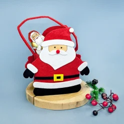 Geschenktasche aus Filz zu Weinachten mit verschiedenen Motiven und Tragegriff