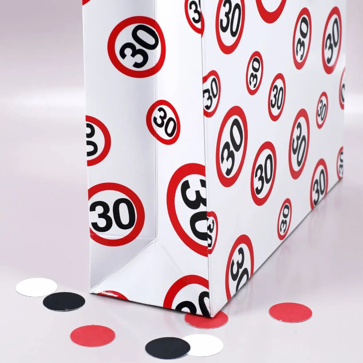 Geschenk-Tasche Verkehrszeichen 30