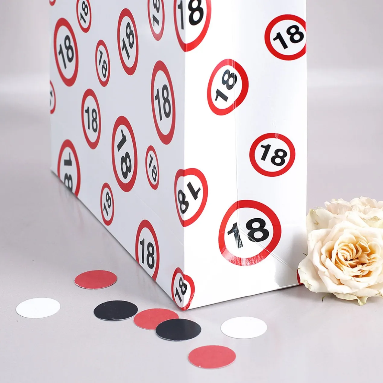 Geschenk-Tasche Verkehrszeichen 18